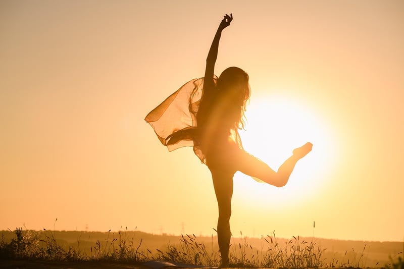 Dance Yoga Meditation Sunset